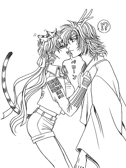 またたび酒を飲んだ虎幸と竜宗2